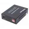 Intellinet Gigabit PoE+ medijos keitiklis, 1000Base-T RJ45 prievadas į 1000Base-LX (SC) vienmodį, 20 km, PoE+ injektorius