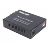 Intellinet Gigabit PoE+ medijos keitiklis, 1000Base-T RJ45 prievadas į 1000Base-LX (SC) vienmodį, 20 km, PoE+ injektorius