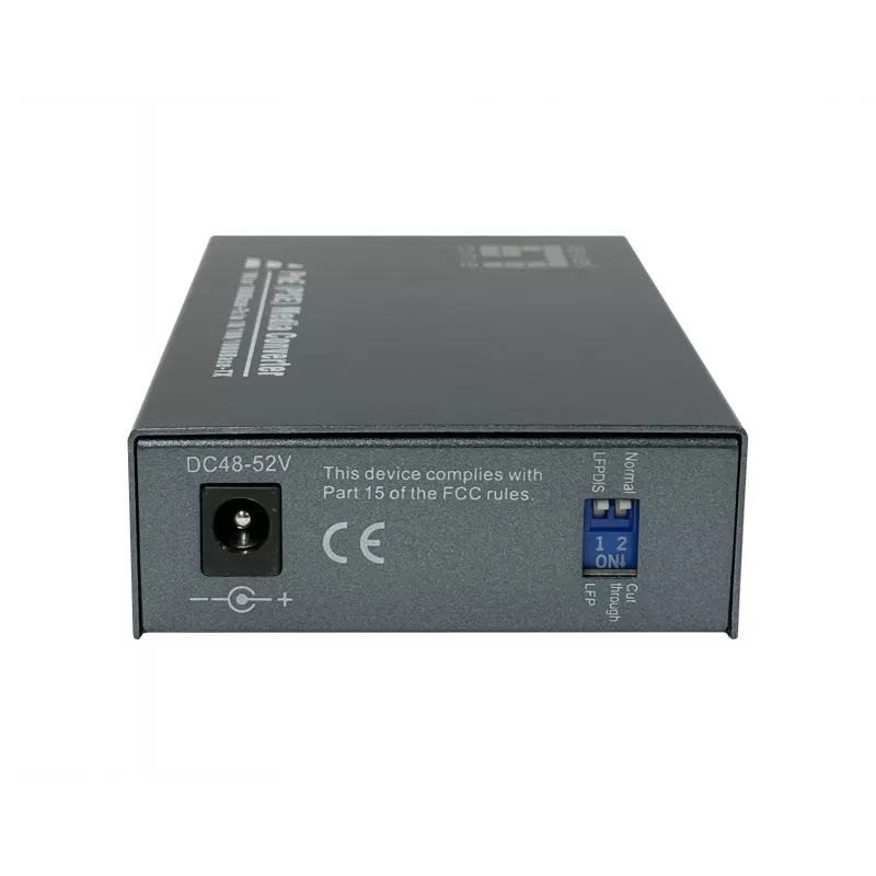 LevelOne RJ45 į SC Gigabit medijos keitiklis, PoE PSE, daugiamodis šviesolaidis, 0,5 km