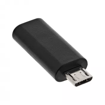 USB 2.0 adapteris InLine 33302I Micro-USB kištukas į USB-C lizdą
