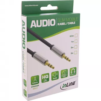 InLine plonas garso kabelis 3,5 mm kištukas / kištukas, stereo, 3 m