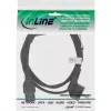 InLine maitinimo laidas, CEE7/7 kampu į C15 tiesus, 3 x 1 mm², juodas, 1 m