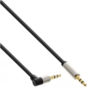 InLine plonas garso kabelis 3,5 mm kištukas / kištukas kampuotas Stereo 3 m