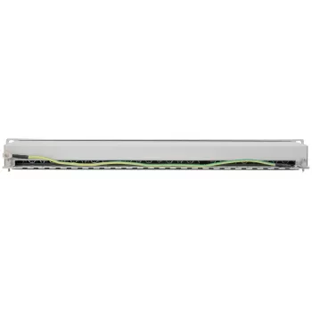 Intellinet skydinis pataisymo skydas, Cat6a, FTP, 24 prievadai, 1U, ekranuotas, 90° viršutinis lizdas, pilka