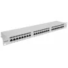 Intellinet skydinis pataisymo skydas, Cat6a, FTP, 24 prievadai, 1U, ekranuotas, 90° viršutinis lizdas, pilka