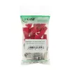 InLine Crimp Connector RJ45 8P8C ekranuotas su vielos įvedikliu ir lenkimo apsauga, raudonas