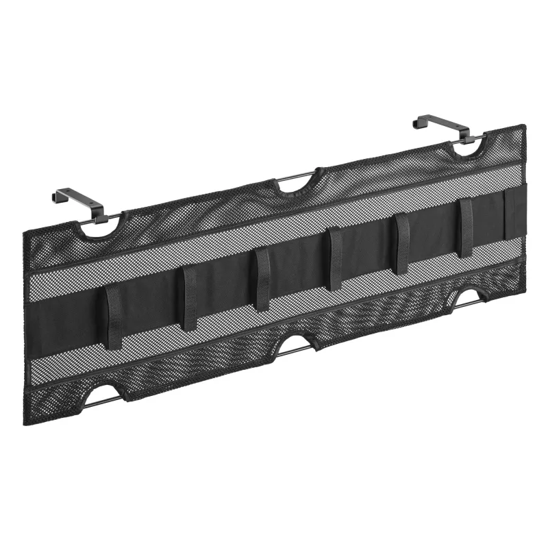 InLine tinklelis po stalu su lipniais dirželiais, juodas, maks. įrenginio plotis 30 cm, 310×910×15 mm