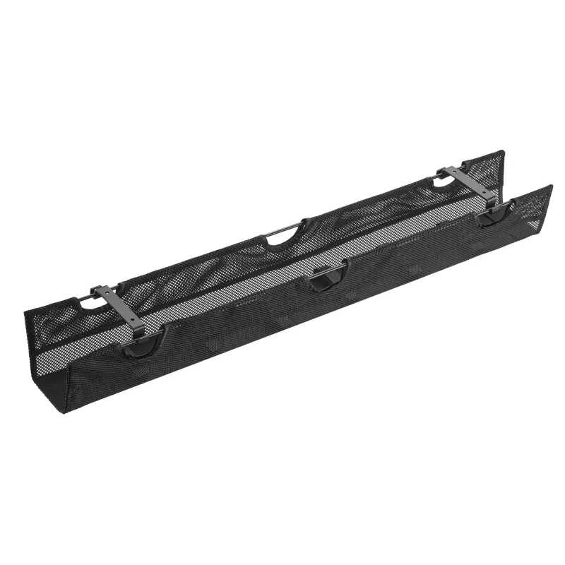 InLine tinklelis po stalu su lipniais dirželiais, juodas, maks. įrenginio plotis 30 cm, 310×910×15 mm