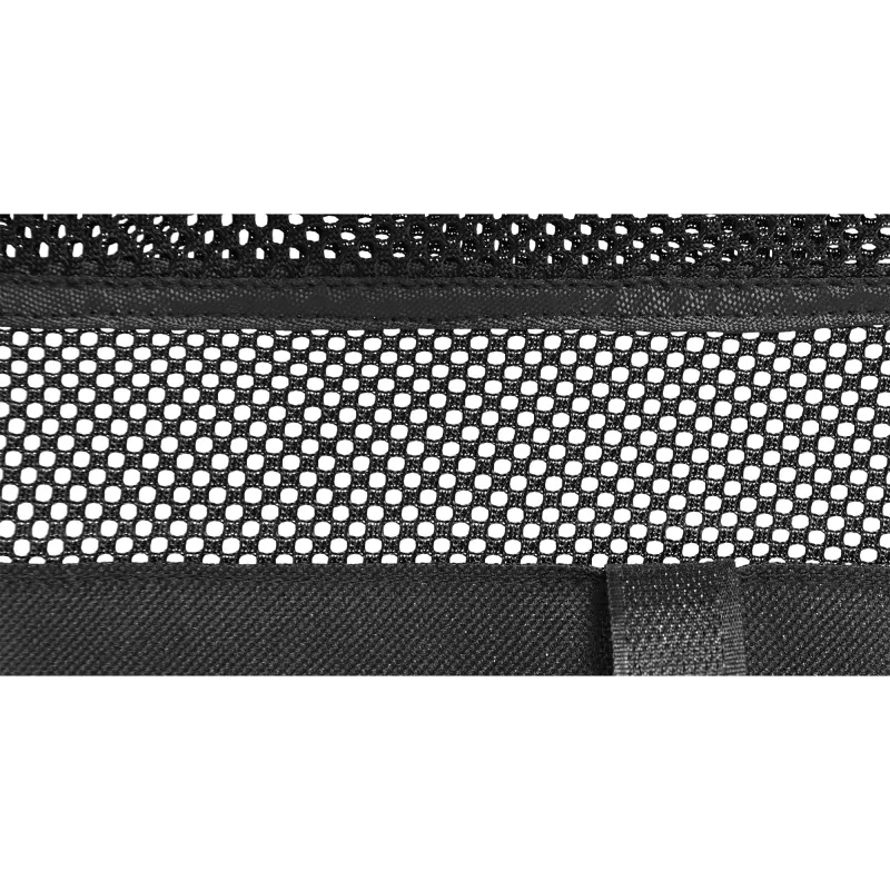 InLine tinklelis po stalu su lipniais dirželiais, juodas, maks. įrenginio plotis 30 cm, 310×910×15 mm