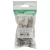InLine RJ45 8P8C ekranuotas crimp jungtis su sriegikliu ir apsauga nuo lenkimo, smėlio spalvos