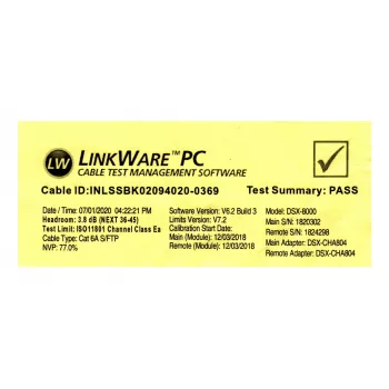 InLine Patch laidas S/FTP PiMF Cat.6A be halogenų 500MHz raudonas 7,5m