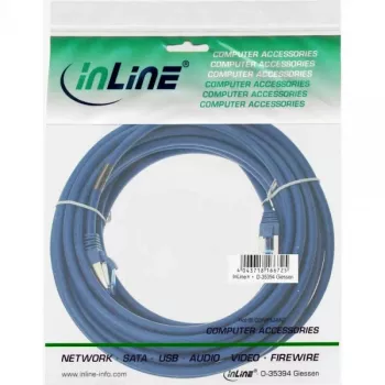 InLine Patch Cable S/FTP PiMF Cat.6A halogen free 500MHz mėlyna 7,5m