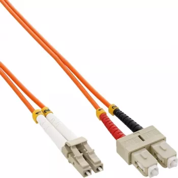 InLine Fiber Optinis Duplekso Laidas LC/SC 50/125µm OM2 5m