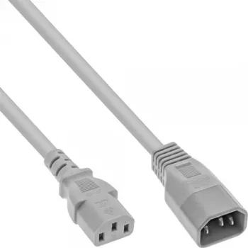 Prailginimo laidas C13/C14 InLine 16632G pilkas 1,8 m