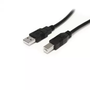 StarTech.com 9 m (30 ft.) aktyvus USB 2.0 A į B laidas, 9 m, USB A, USB B, USB 2.0, 0.48 Gbit/s, juodas