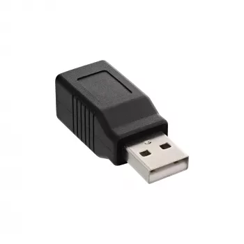 USB 2.0 adapteris Type A (vyriškas) / Type B (moteriškas) InLine 33443
