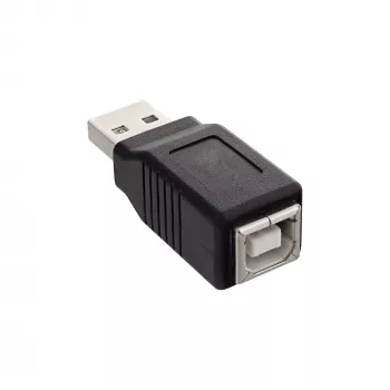 USB 2.0 adapteris Type A (vyriškas) / Type B (moteriškas) InLine 33443