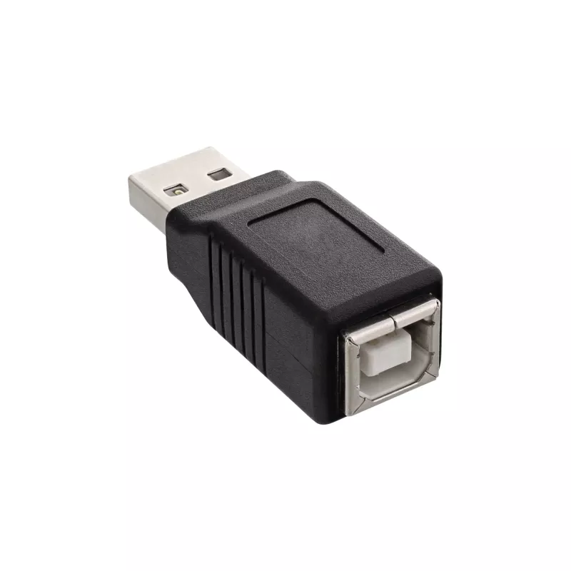 USB 2.0 adapteris Type A (vyriškas) / Type B (moteriškas) InLine 33443