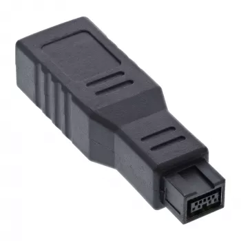 InLine FireWire 400 / 800 1394b adapteris 6 kontaktų (moteriškas) į 9 kontaktų (vyriškas)