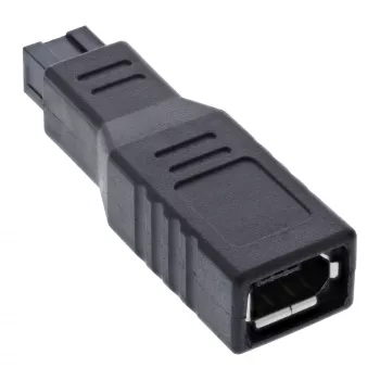 InLine FireWire 400 / 800 1394b adapteris 6 kontaktų (moteriškas) į 9 kontaktų (vyriškas)