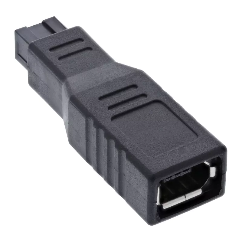 InLine FireWire 400 / 800 1394b adapteris 6 kontaktų (moteriškas) į 9 kontaktų (vyriškas)