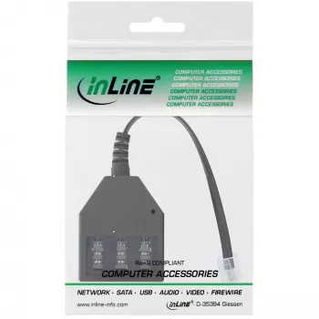 InLine TAE Vokietijos adapterio laidas RJ11 6P4C kištukas į TAE NFN lizdą 69942A