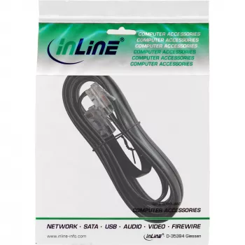 ISDN kabelis RJ45 vyras / vyras 8P8C 3 m InLine 68813A