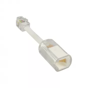 InLine Twist-Stop apsauga nuo susisukimo telefono ragelio laidui, permatoma + laidas