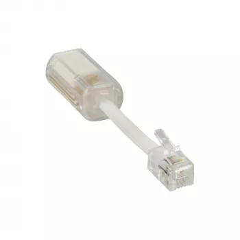 InLine Twist-Stop apsauga nuo susisukimo telefono ragelio laidui, permatoma + laidas
