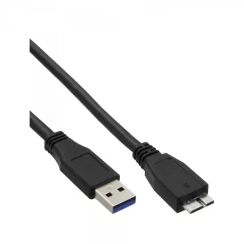 InLine USB 3.2 Gen.1 laidas Type A kištukas / Micro B kištukas, juodas, 3 m