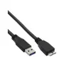 InLine USB 3.2 Gen.1 laidas Type A kištukas / Micro B kištukas, juodas, 2 m