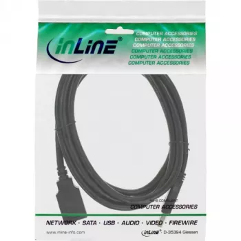 InLine USB 3.2 Gen.1 laidas Type A kištukas / Type B lizdas, juodas, 2,5 m