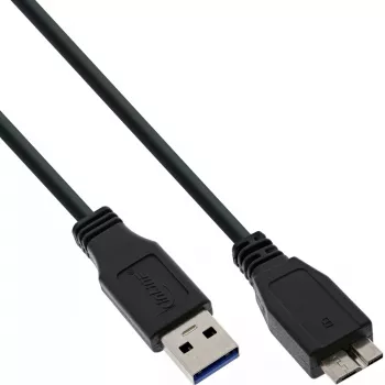Microconnect USB 3.2 Gen 1 laidas USB A – Micro-USB B 5 m juodas