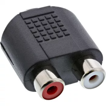 InLine 99346 Garso adapteris 3,5 mm lizdas (motina) Stereo / 2x RCA lizdas (motina)