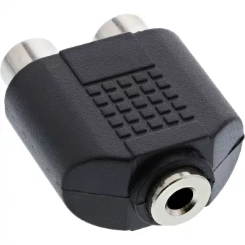 InLine 99346 Garso adapteris 3,5 mm lizdas (motina) Stereo / 2x RCA lizdas (motina)