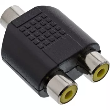 Garso adapteris 3,5 mm lizdas mono / 2x RCA lizdas InLine 99338