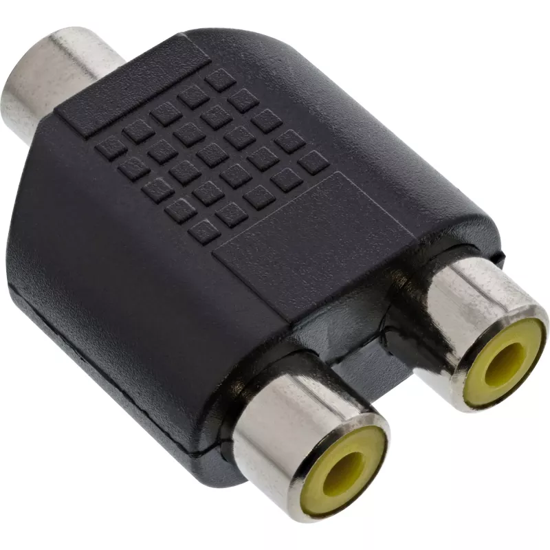 Garso adapteris 3,5 mm lizdas mono / 2x RCA lizdas InLine 99338