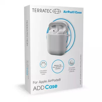 Dėklas Terratec ADD Case, belaidžiam įkrovimui, AirPods 1 kartai