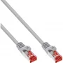 InLine Patch Laidas S/FTP PiMF Cat.6 250MHz varis be halogenų pilkas 10m