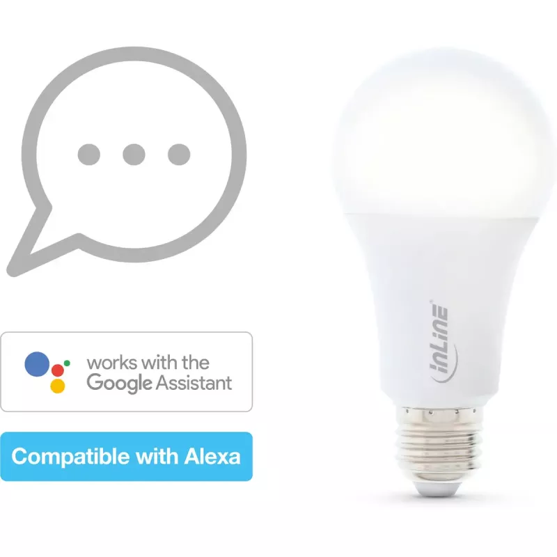 InLine SmartHome LED lemputė RGB E27, 900LM