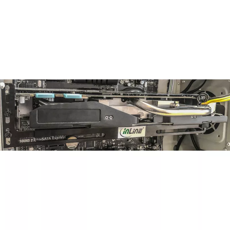 GPU laikiklis / atrama vaizdo plokštei InLine 59955 juoda