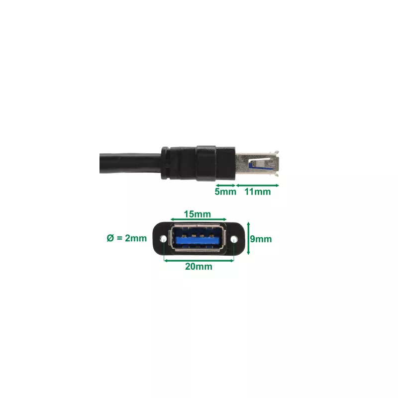 InLine Mini-PCIe kortelė su 2x USB 3.0 prievadais