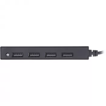 InLine USB 2.0 4 prievadų šakotuvas, USB-A kištukas į 4x USB-A lizdus, kabelis 15 cm