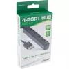 InLine USB 2.0 4 prievadų šakotuvas, USB-A kištukas į 4x USB-A lizdus, kabelis 15 cm