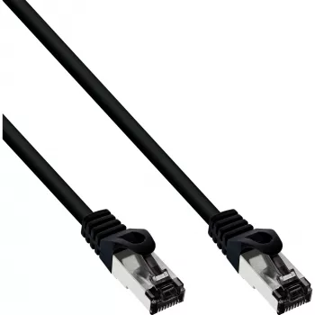 InLine Patch Laidas S/FTP PiMF Cat.8.1 halogen free 2000MHz juodas, 1,5m