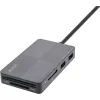 InLine 66772F kelių kortelių skaitytuvas USB 3.2 pilkas