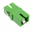 InLine 89992G SC/SC vienmodis pluošto optinis adapteris, simpleksas, žalias