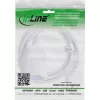 InLine 16402I maitinimo ilgintuvas 2 m 1 kištukinis lizdas Baltas