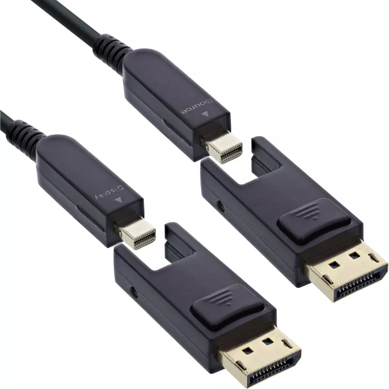 InLine 17220O DisplayPort laidas 20 m Mini DisplayPort / DisplayPort juodas