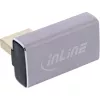 Adapteris DisplayPort keitiklis InLine 17291I pilkas juodas auksuotas